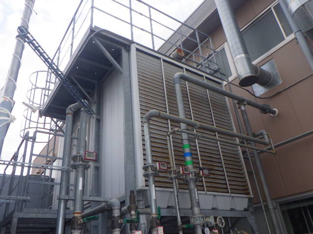 クーリングタワー清掃